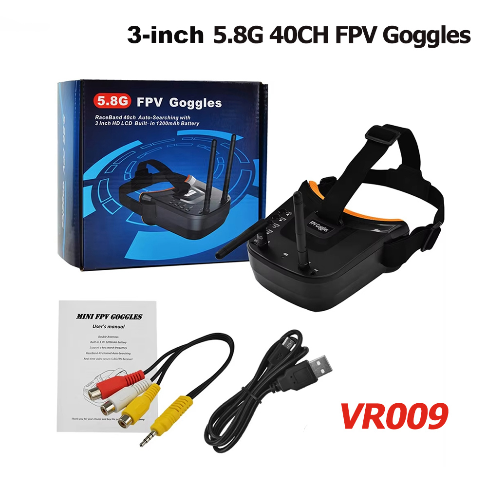 Fpv Drone Goggles - Okulary wideo VR009 FPV z 3-calowym