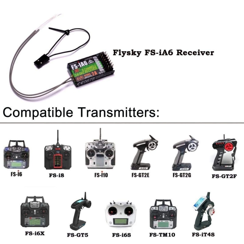 Odbiornik Flysky FS-IA6 6-kana – Fpv Drone Antenna recenzja i cena