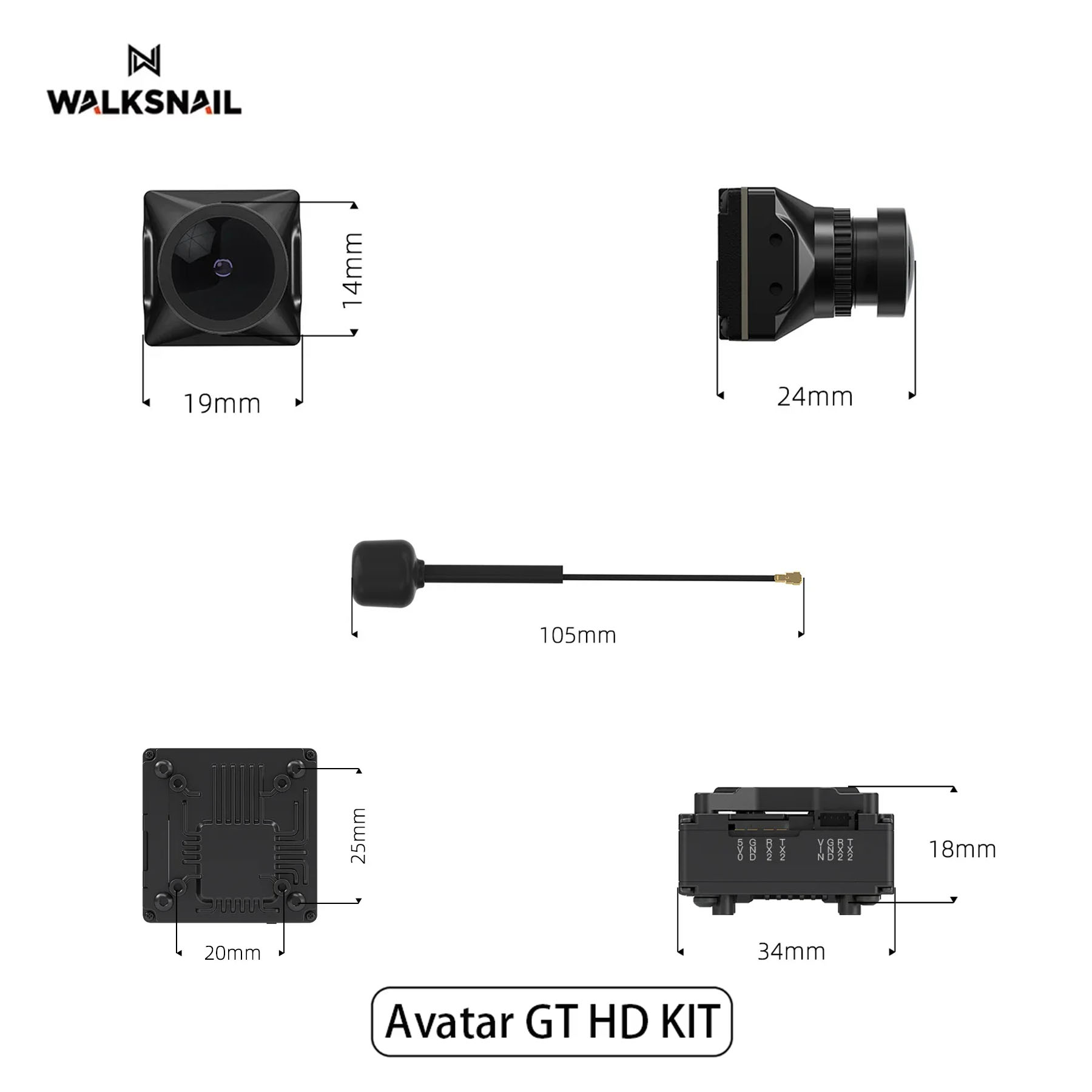 Walksnail Avatar GT HD KIT 2W  – Fpv Drone Kit recenzja i cena
