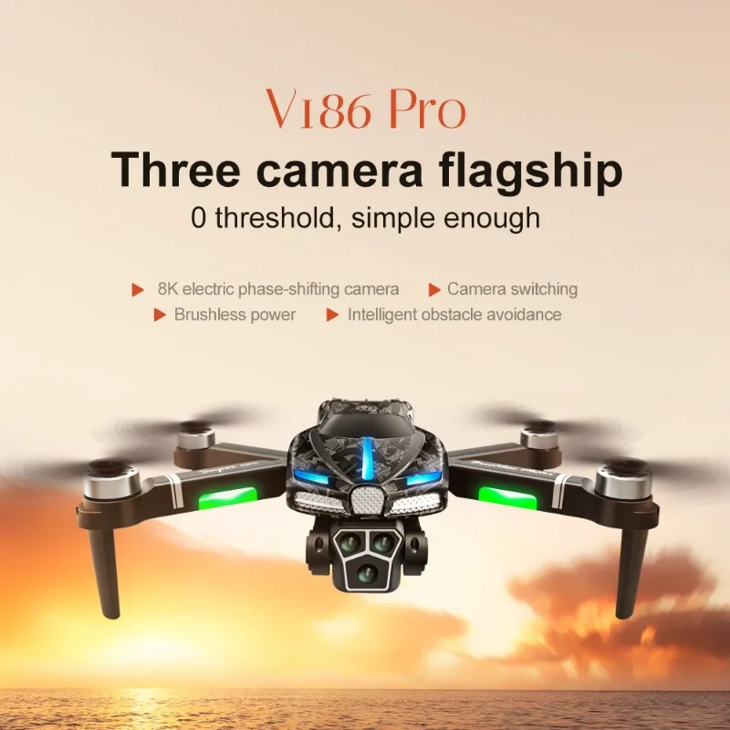 Nowy V186 Pro Drone Profesjona – Fpv Drone Charger recenzja i cena