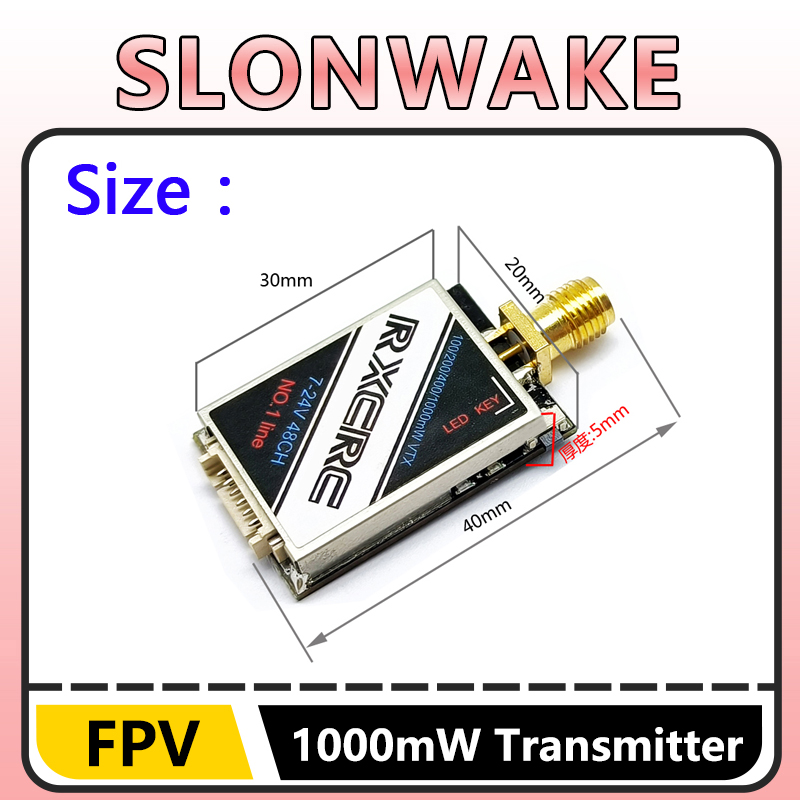 SLONWAKE 5.8G 48CH 1W VTX 100/ – Fpv Drone Frame recenzja i cena