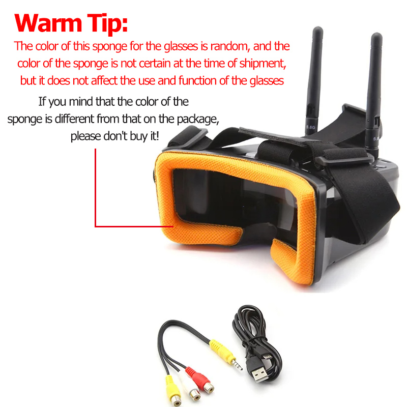 Okulary wideo VR009 FPV z 3-ca – Fpv Drone Goggles recenzja i cena